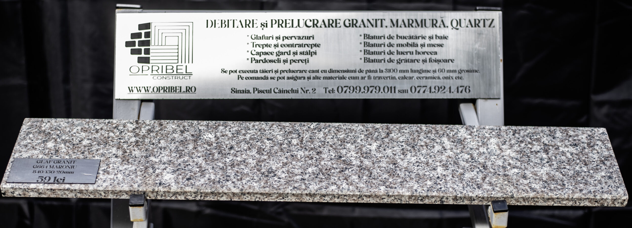 Glaf C664 Maroniu montat pe stand OPRIBEL